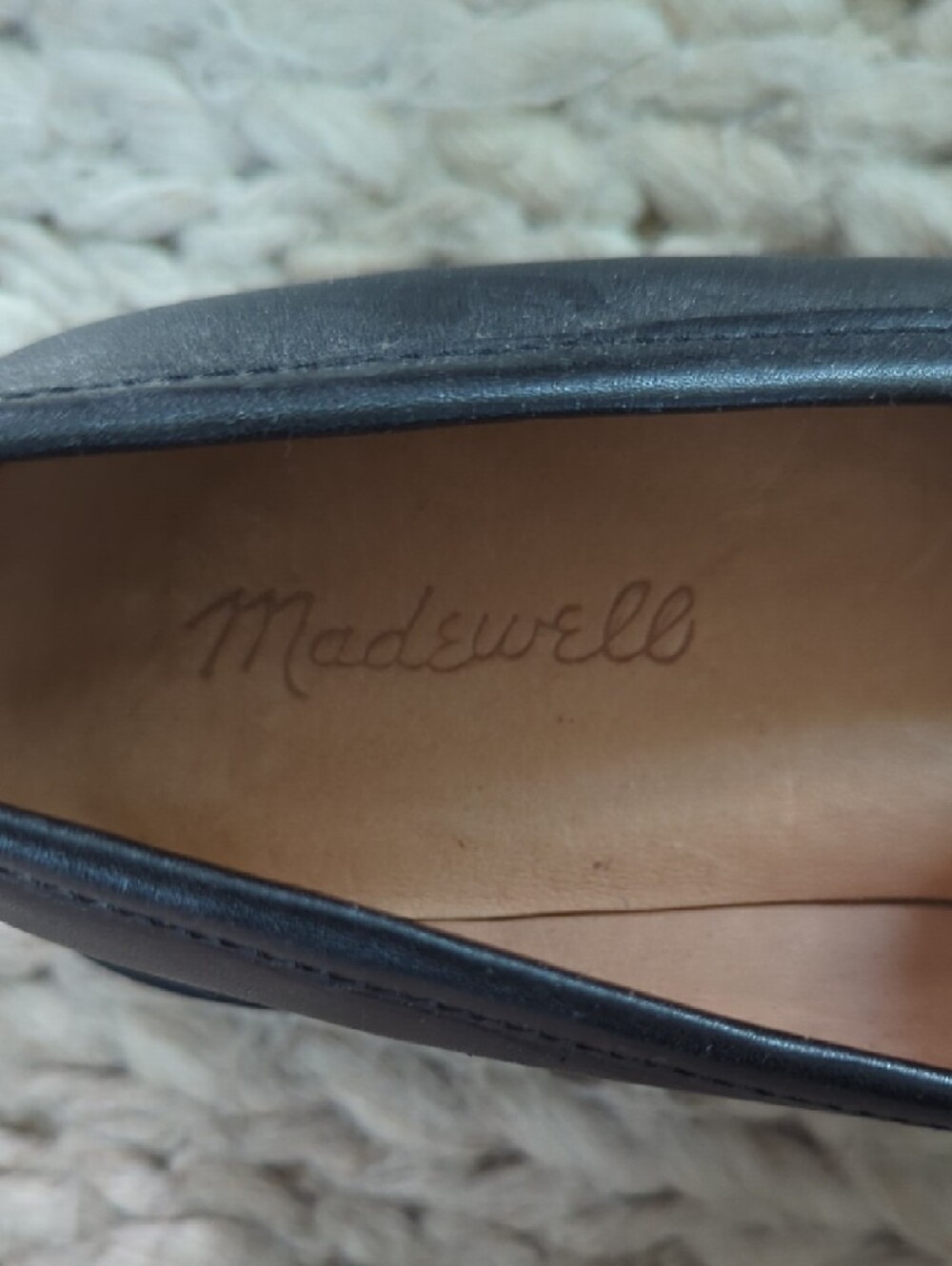Madewell Black Leather Loafers - Picture 2 of 6
